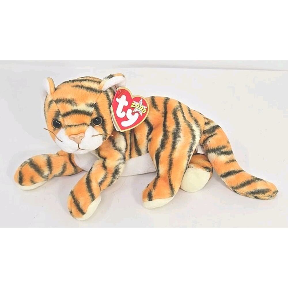 Ty Beanie Baby India Bengal‎ Tiger 2000 Retired Plush Toy BB29